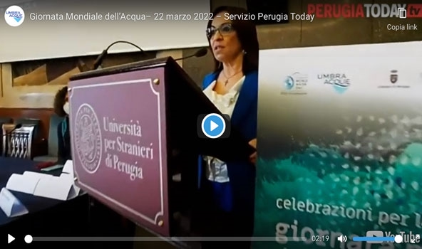 Giornata Mondiale dell’Acqua: l’acqua come diritto ancestrale – 22 marzo 2022 – Servizio Perugia Today