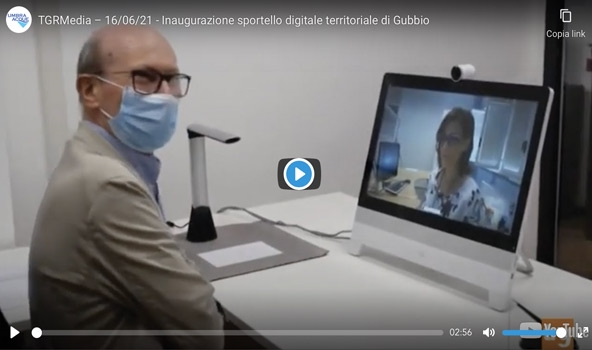 TGRMedia – 16/06/21 - Inaugurazione sportello digitale territoriale di Gubbio
