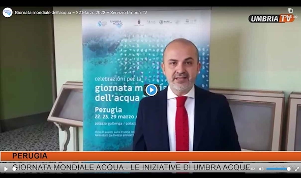 Giornata mondiale dell'acqua – 22 Marzo 2022 – Servizio Umbria TV