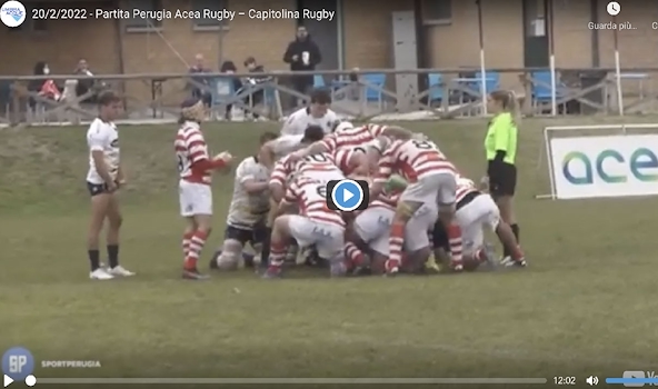 20/2/2022 - Partita Perugia Acea Rugby – Capitolina Rugby